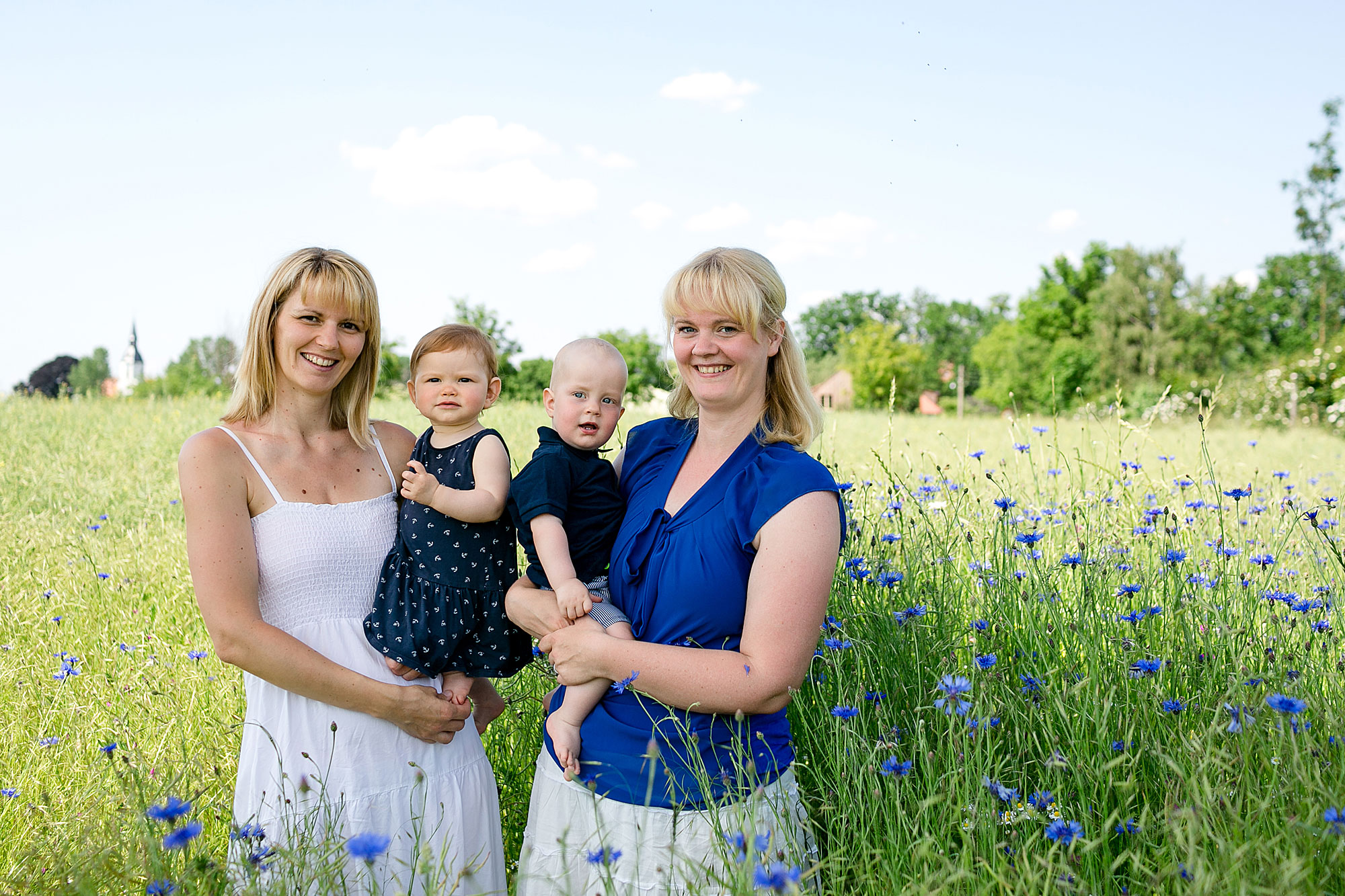 Minishooting Familienbilder Dresden Kornblumenaktion Linda Roeck