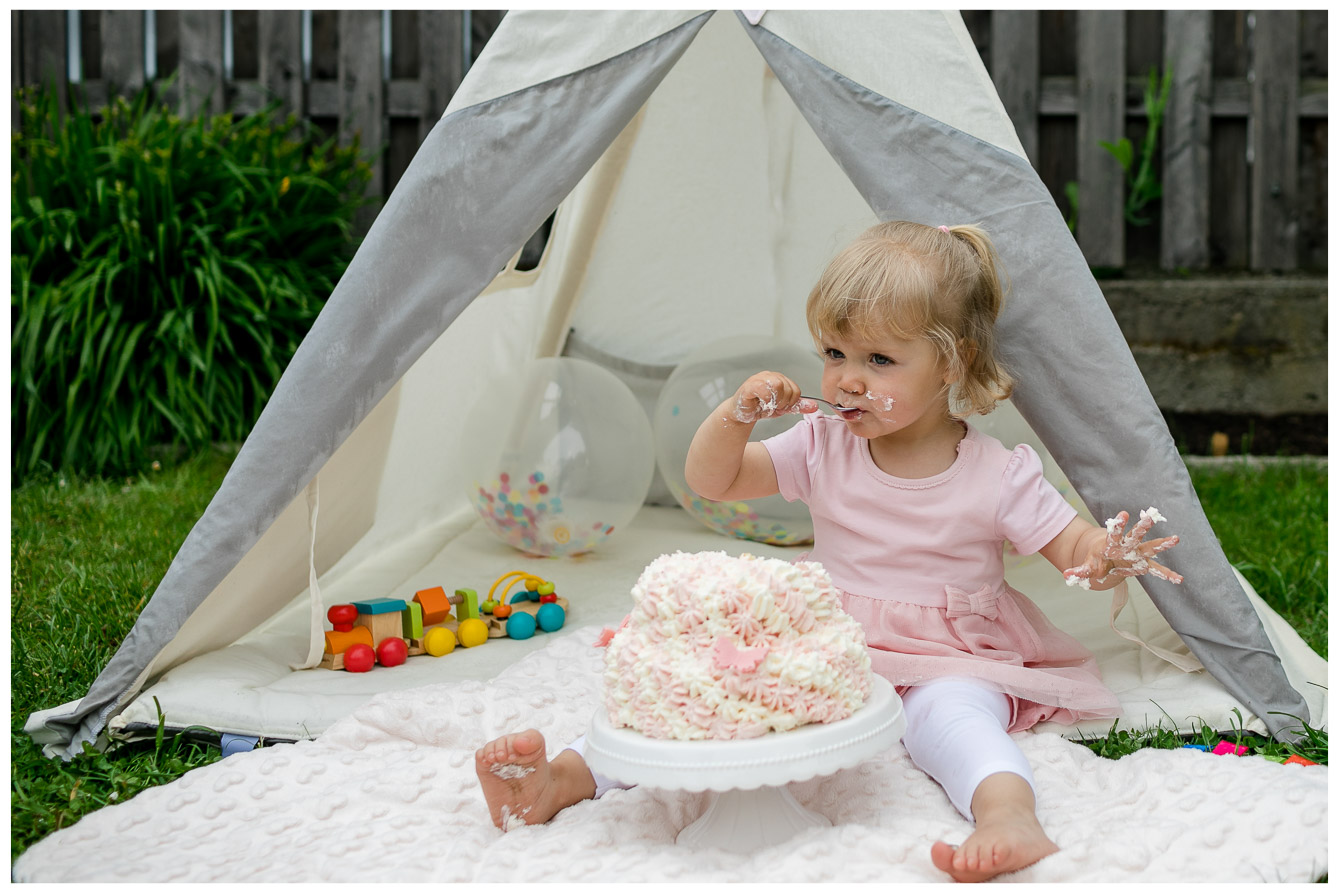 Fotograf Dresden Cake Smash Familie Linda Roeck